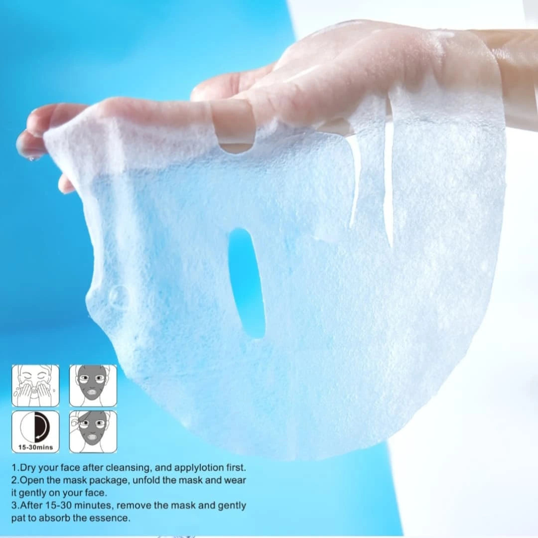 Mască facială cu acid hialuronic 5+5 GRATUIT