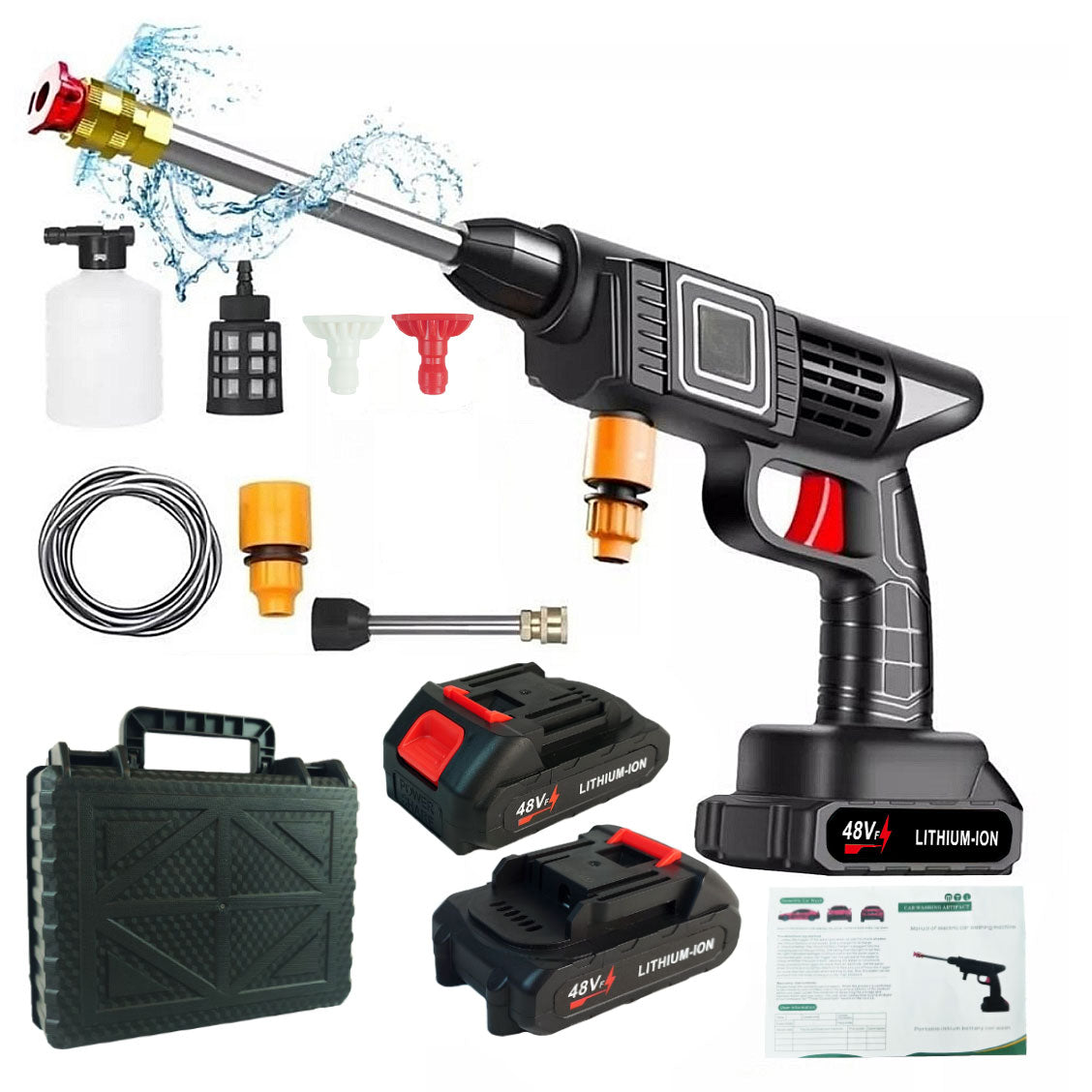 Kit Spalare cu presiune cu 2 acumulatori