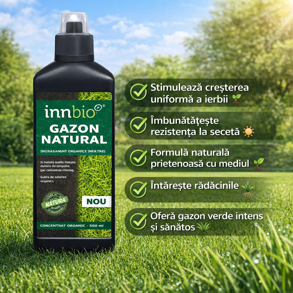 Îngrășământ organic- Gazon Natural 1L