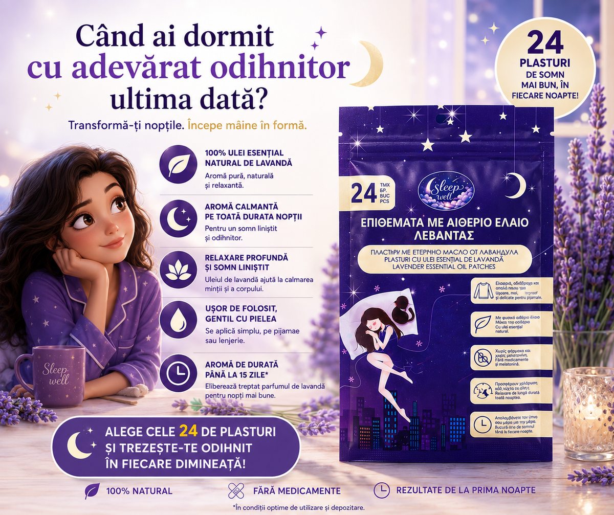 Plasturi pentru somn cu lavanda 24buc.