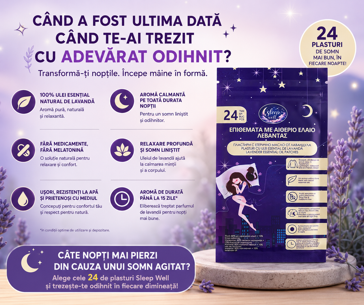 Plasturi pentru somn cu lavanda 24buc.