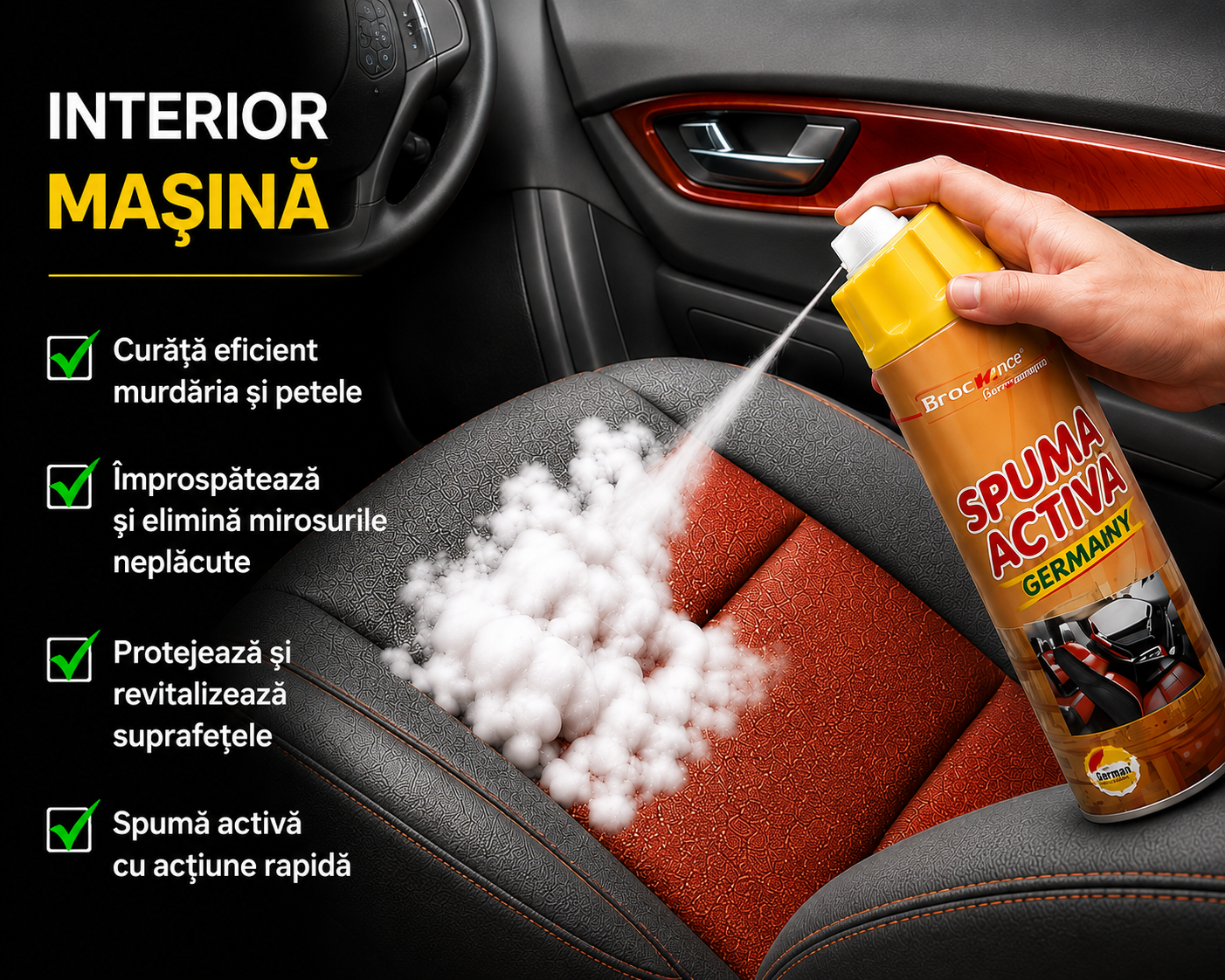 SPUMĂ ACTIVĂ GERMANY 650ML