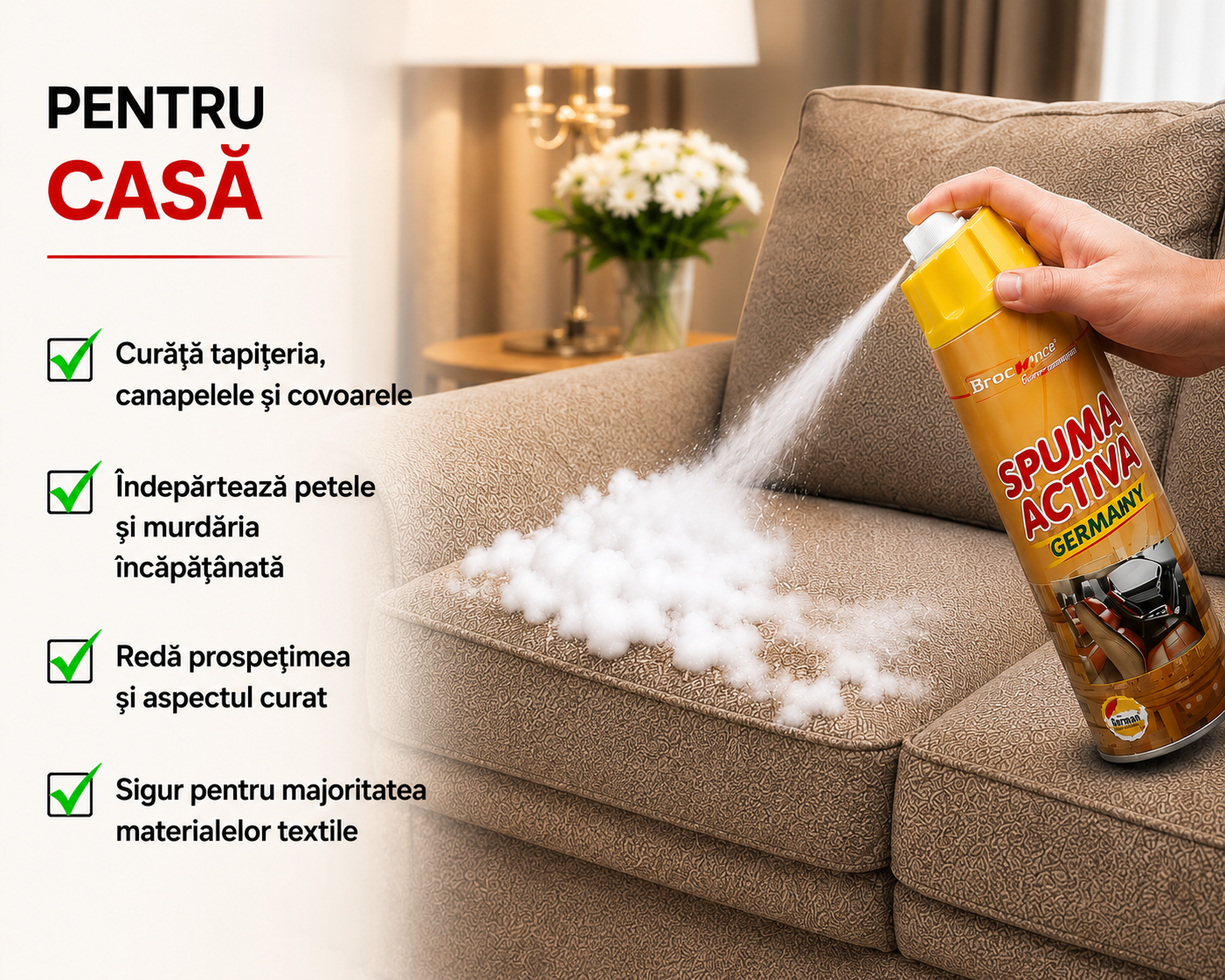SPUMĂ ACTIVĂ GERMANY 650ML