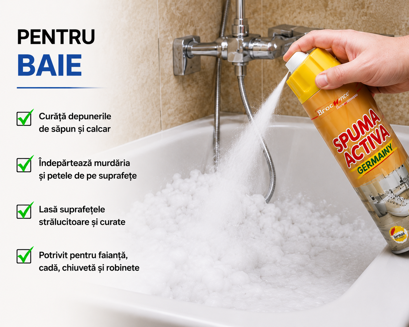 SPUMĂ ACTIVĂ GERMANY 650ML