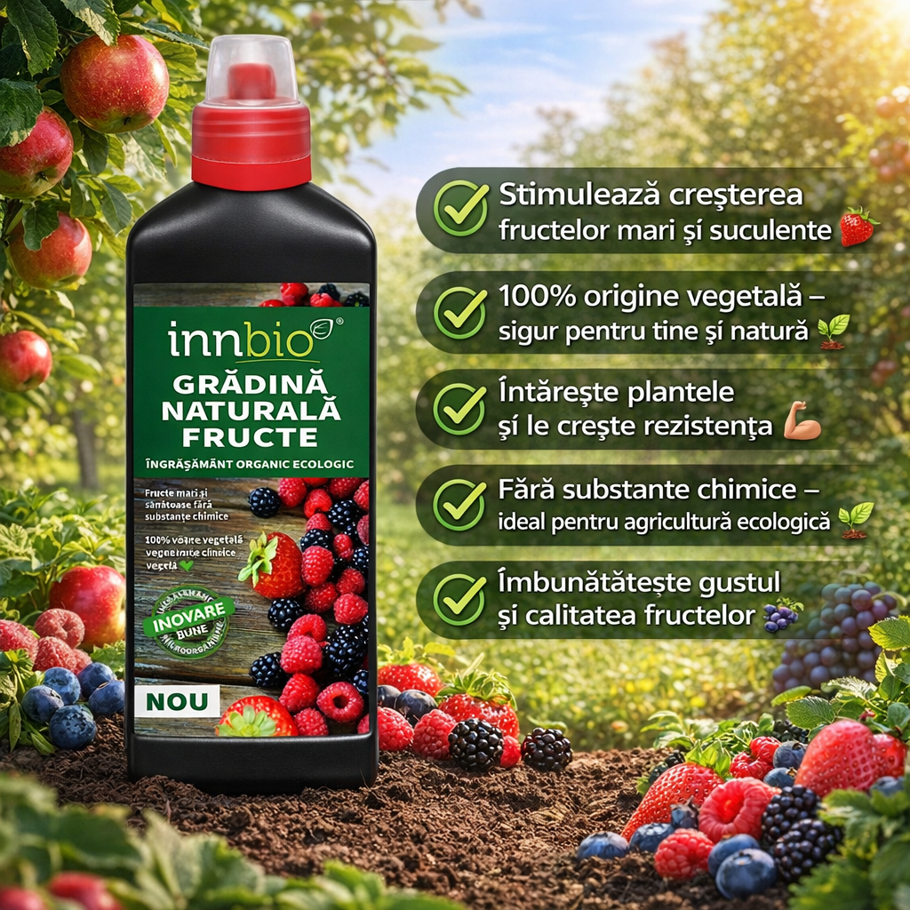 Îngrășământ Grădină Naturală Fructe 1L