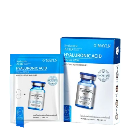 Mască facială cu acid hialuronic 5+5 GRATUIT