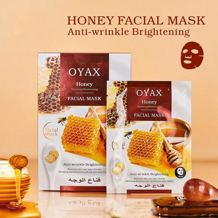 Masca facială cu miere 10buc.
